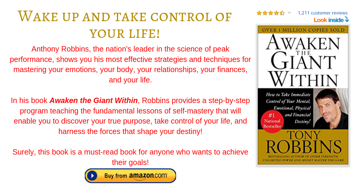 Awaken the Giant Within ad footnote