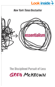Essentialism book cover image