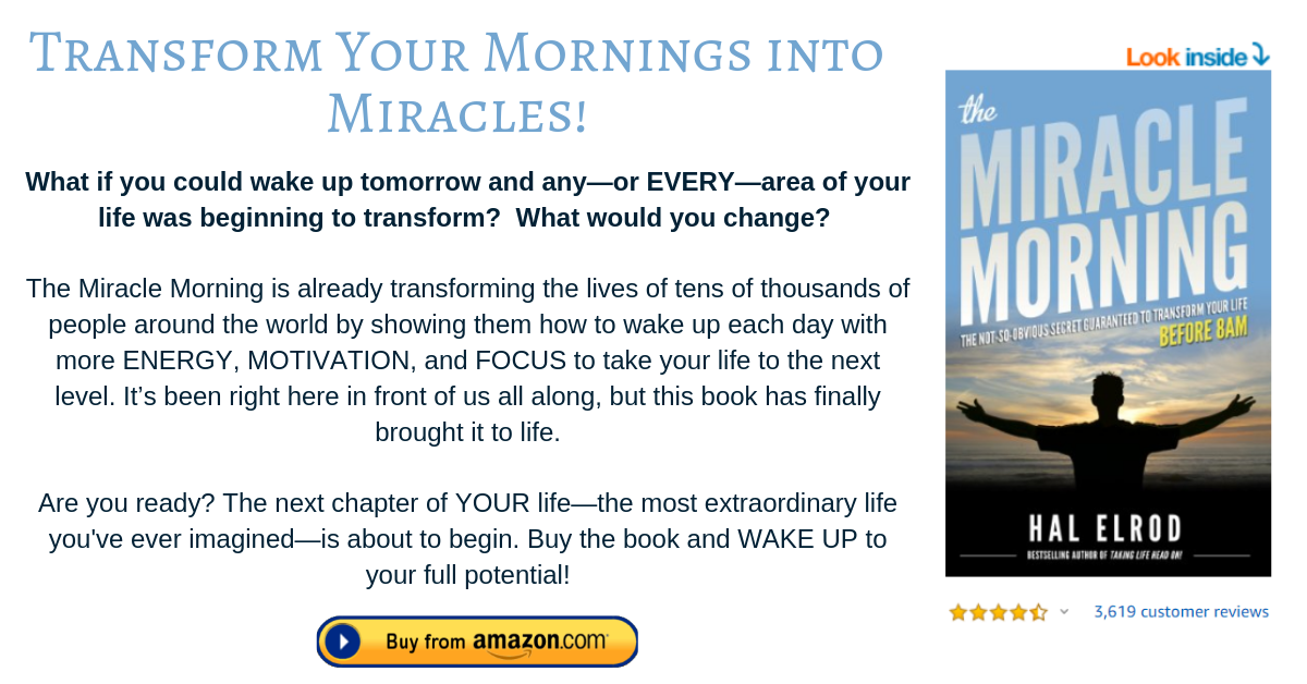 The Miracle Morning ad footnote
