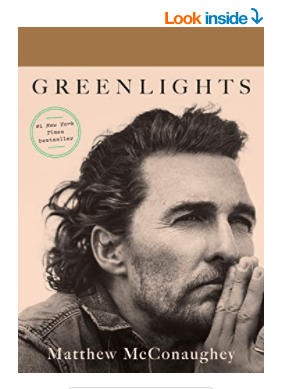 Greenlights Matthew McConaughey Book