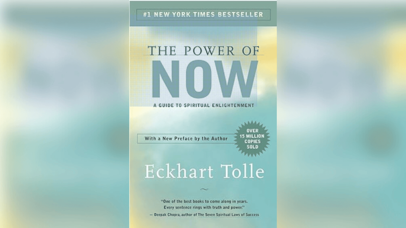 The power of now book cover landscape blog image
